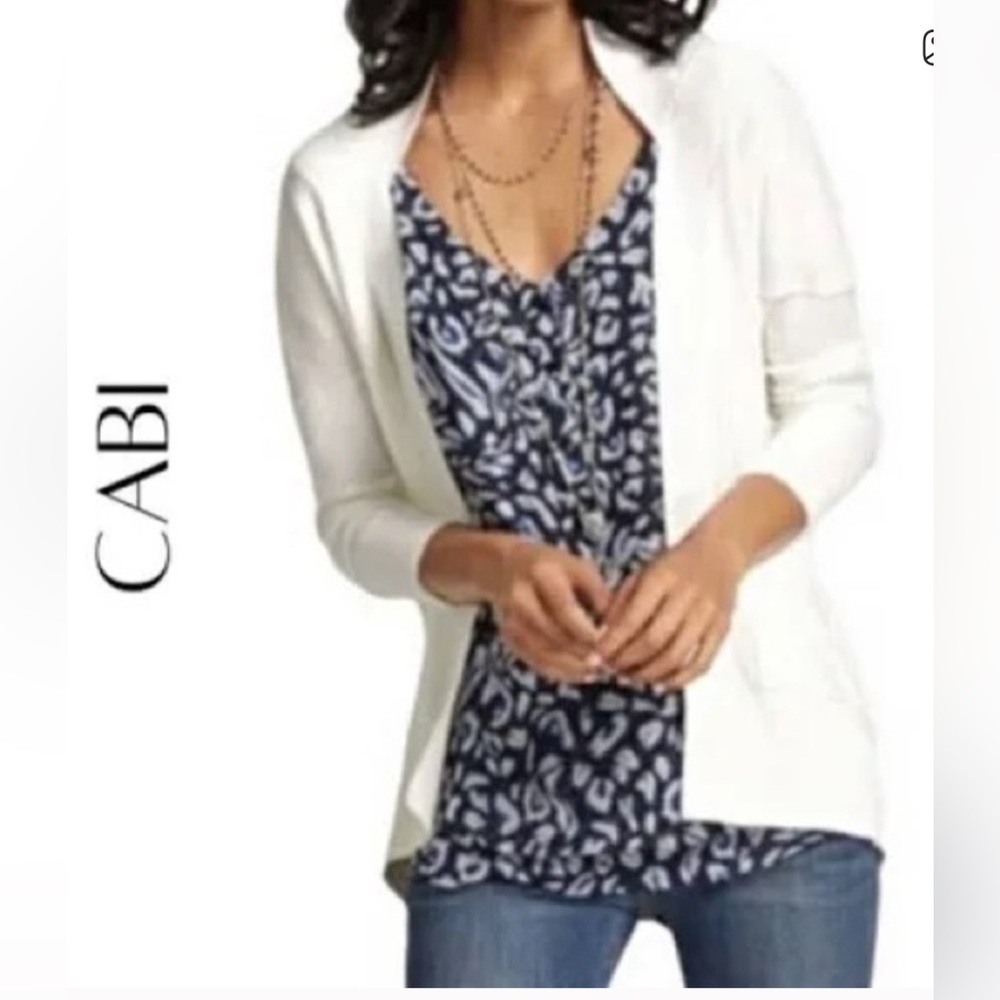 CAbi Women's Black and Gray Patterned Camisole